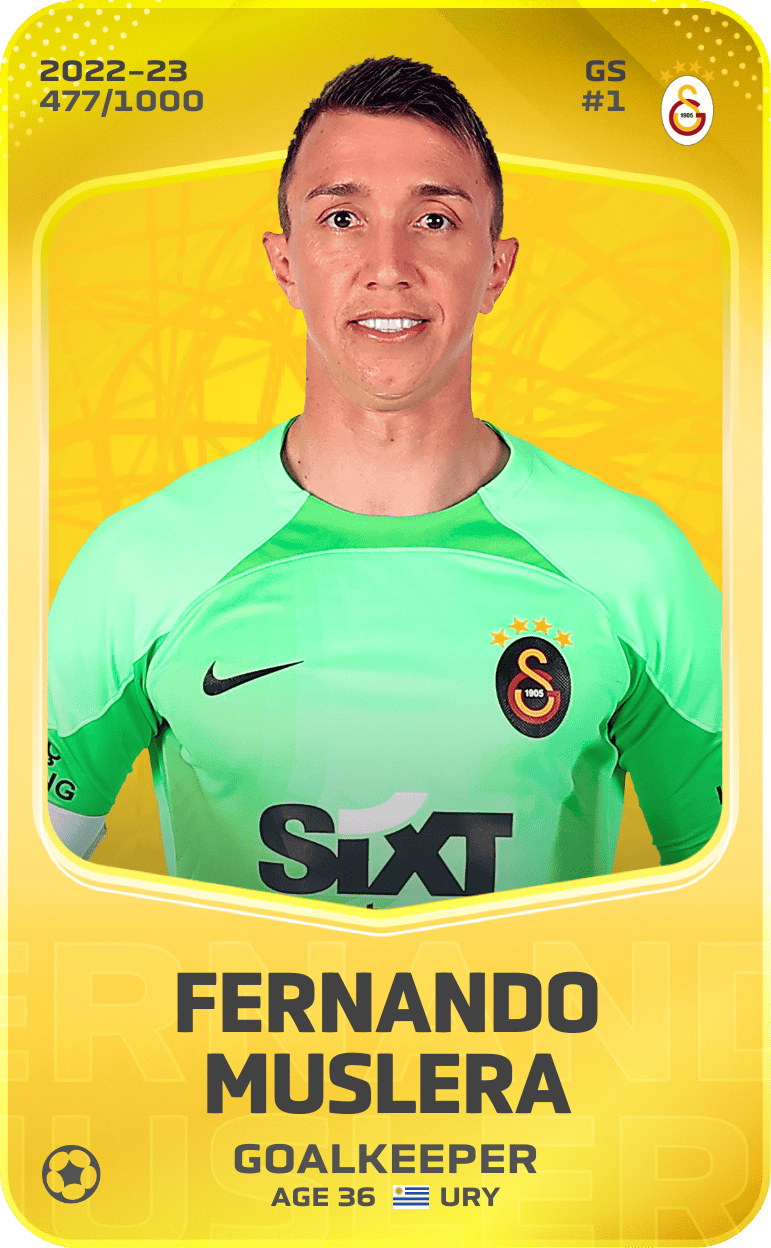 Fernando Muslera 2022-23 • Limited 477/1000