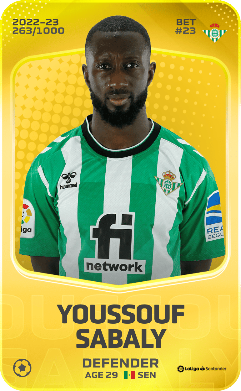 Youssouf Sabaly 2022-23 • Limited 263/1000