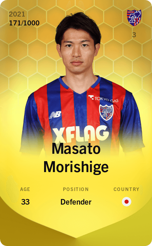 Masato Morishige 2021-22 • Limited 171/1000