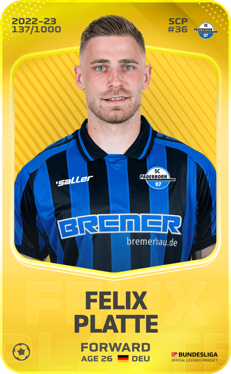 Felix Platte 2022-23 • Limited 137/1000