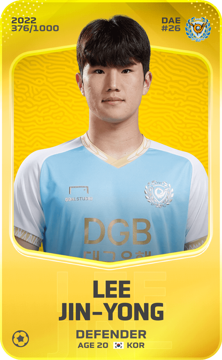 Lee Jin-Yong 2022-23 • Limited 376/1000