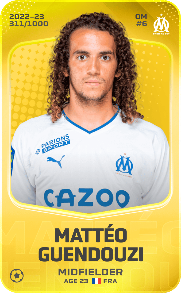 Mattéo Guendouzi 2022-23 • Limited 311/1000