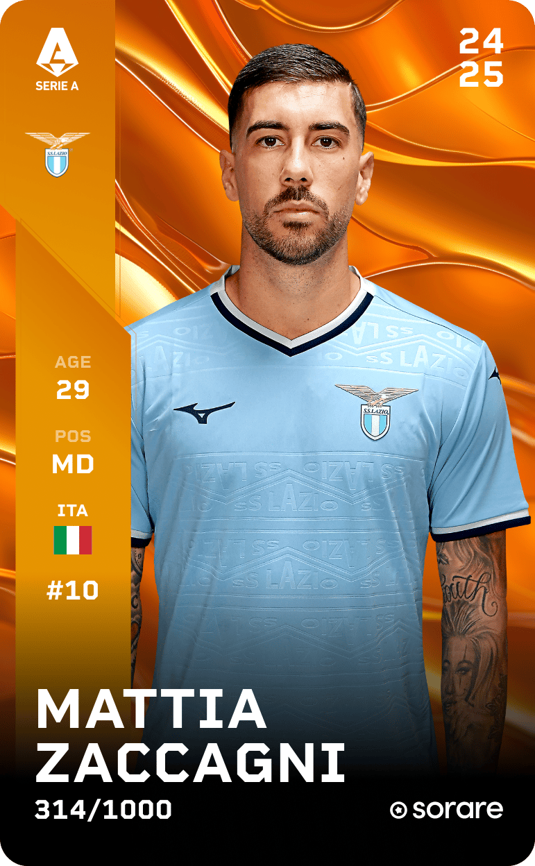 Mattia Zaccagni 2024-25 • Limited 314/1000