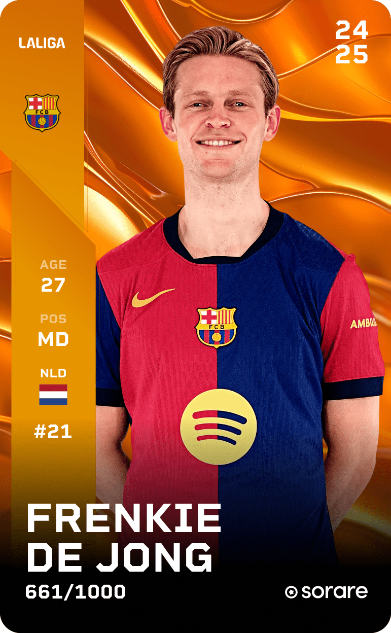 Frenkie de Jong 2024-25 • Limited 661/1000