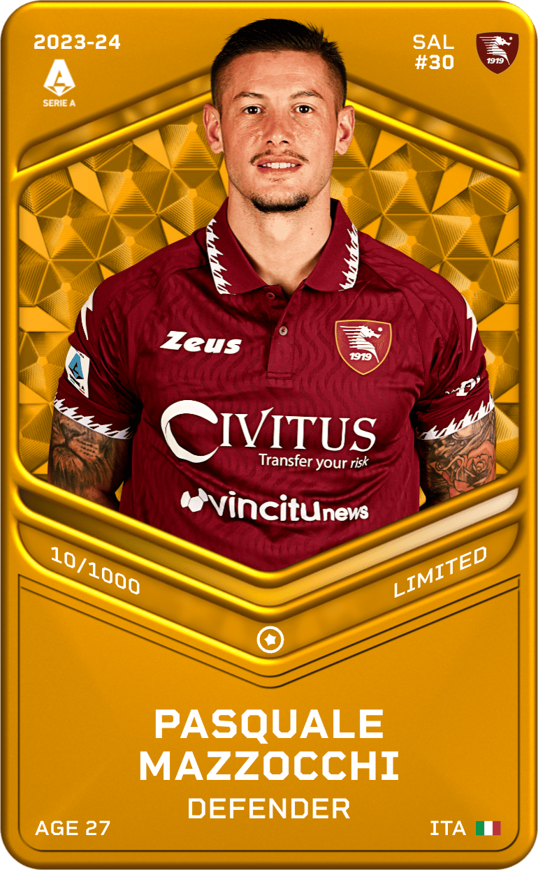Pasquale Mazzocchi 2023-24 • Limited 10/1000