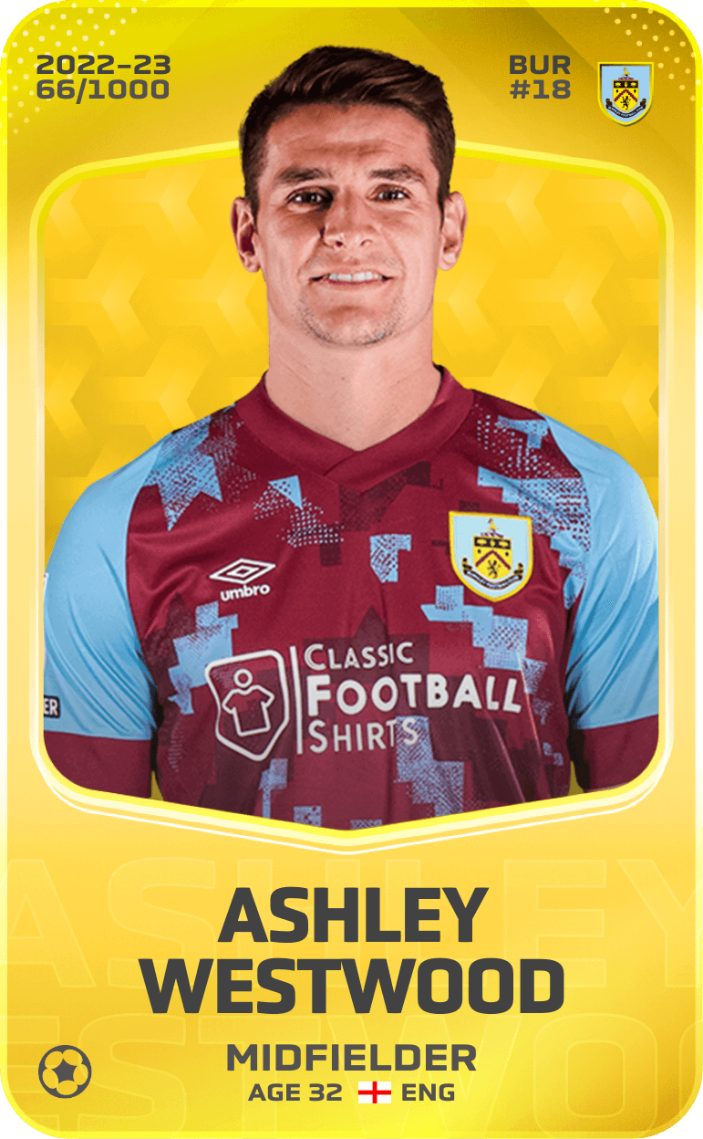 Ashley Westwood 2022-23 • Limited 66/1000