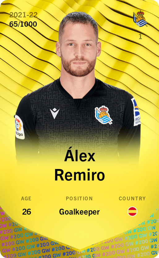 Álex Remiro 2021-22 • Limited 65/1000