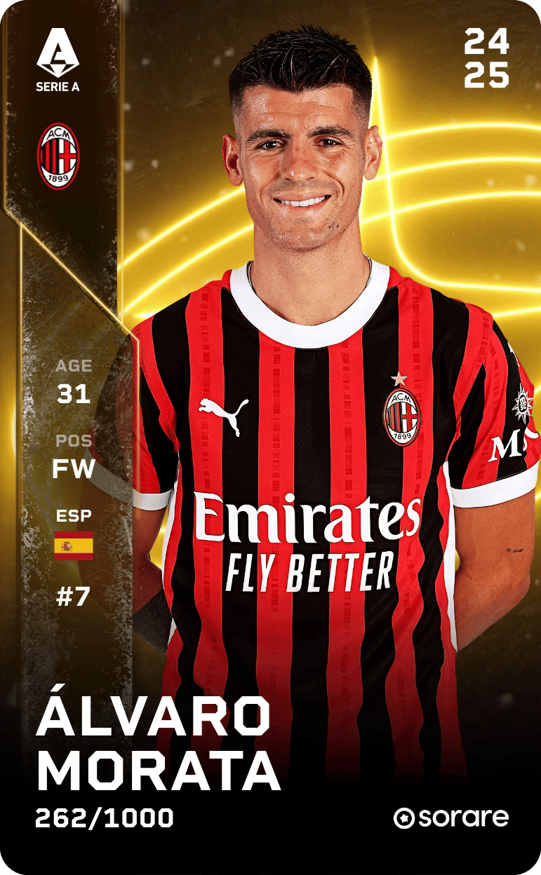 Álvaro Morata 2024-25 • Limited 262/1000