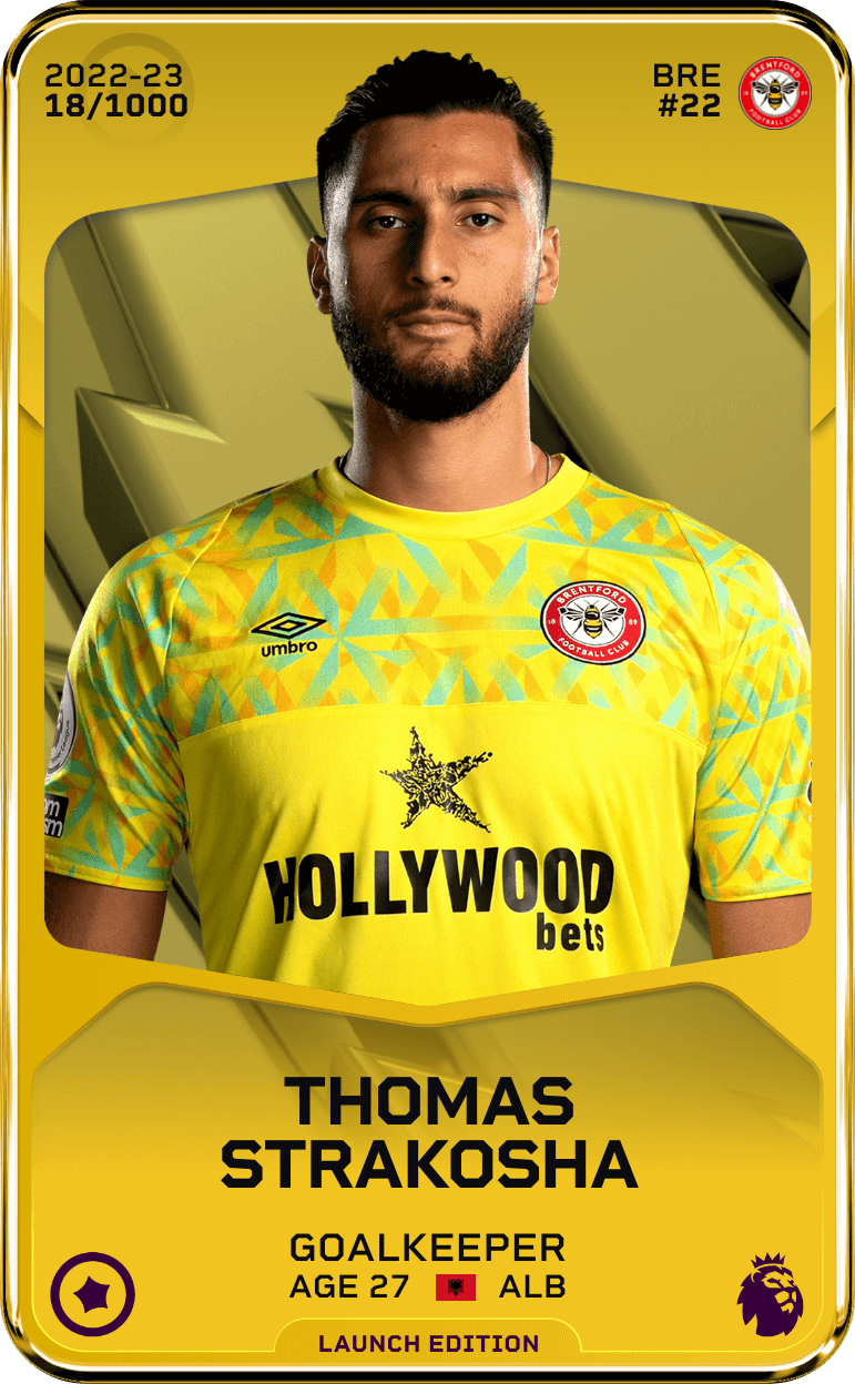 Thomas Strakosha 2022-23 • Limited 18/1000