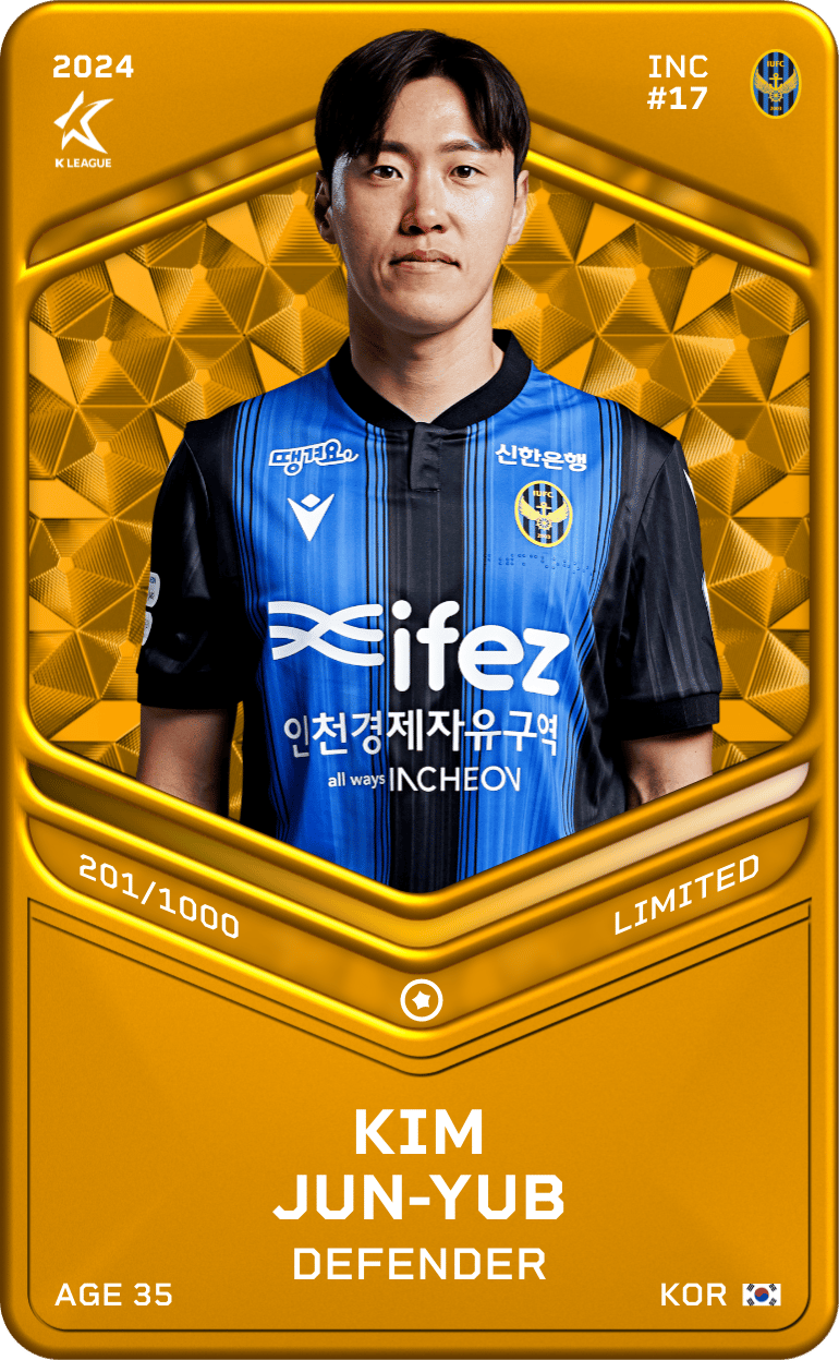 Kim Jun-Yub 2024-25 • Limited 201/1000