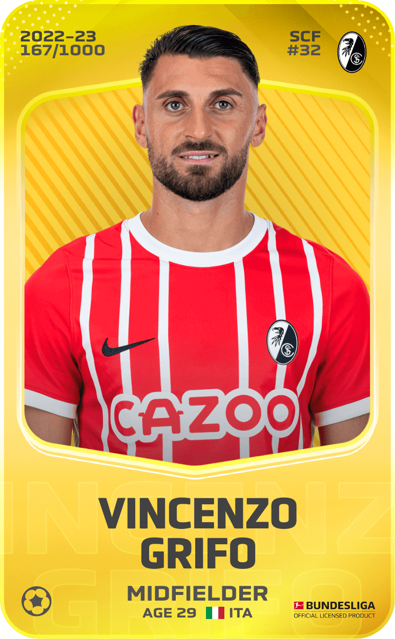 Vincenzo Grifo 2022-23 • Limited 167/1000