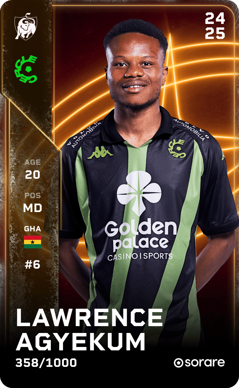 Lawrence Agyekum 2024-25 • Limited 358/1000