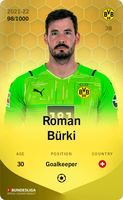 Roman Bürki 2021-22 • Limited 98/1000