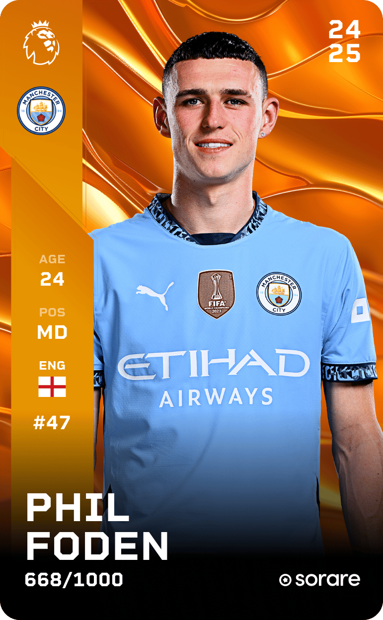 Phil Foden 2024-25 • Limited 668/1000