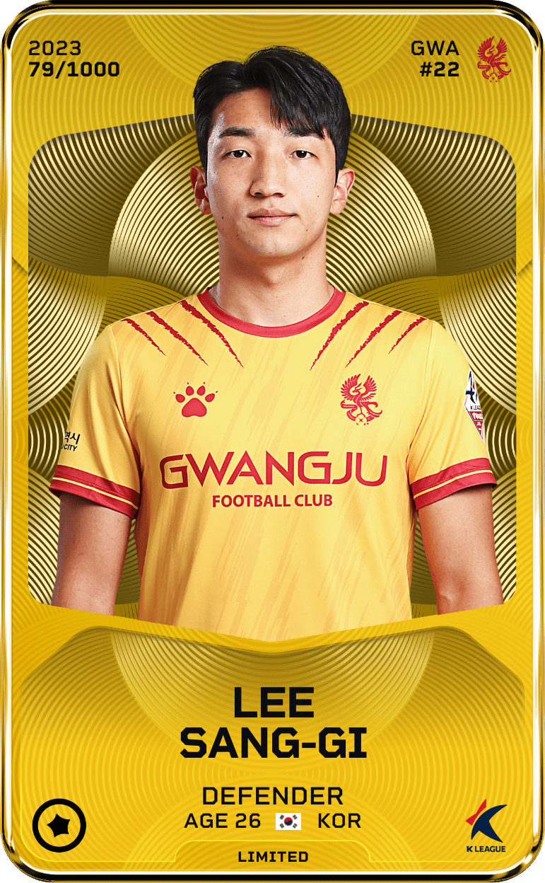 Lee Sang-Gi 2023-24 • Limited 79/1000