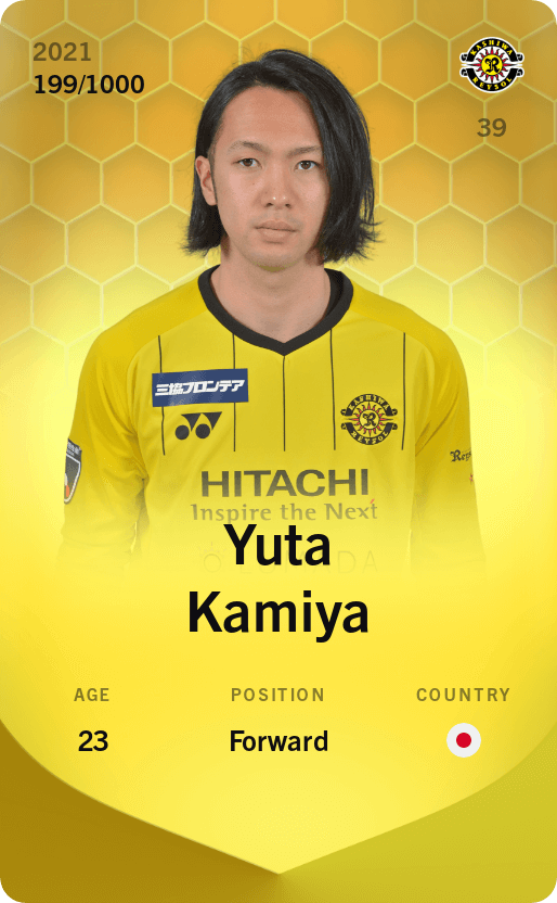 Yuta Kamiya 2021-22 • Limited 199/1000
