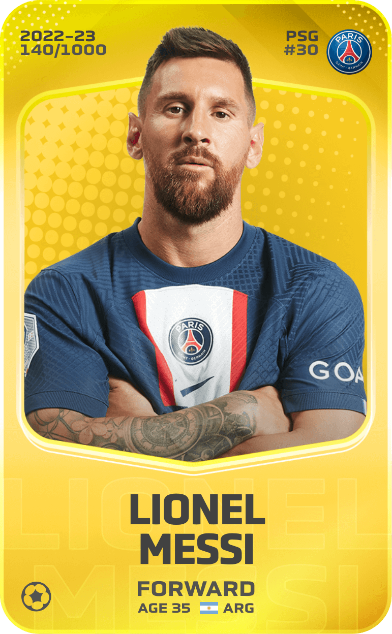 Lionel Messi 2022-23 • Limited 140/1000