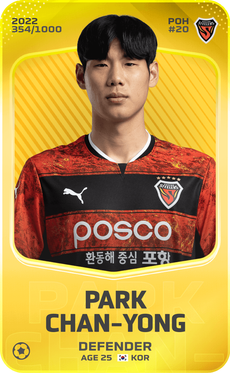 Park Chan-Yong 2022-23 • Limited 354/1000