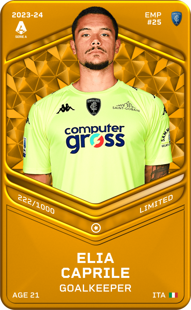 Elia Caprile 2023-24 • Limited 222/1000