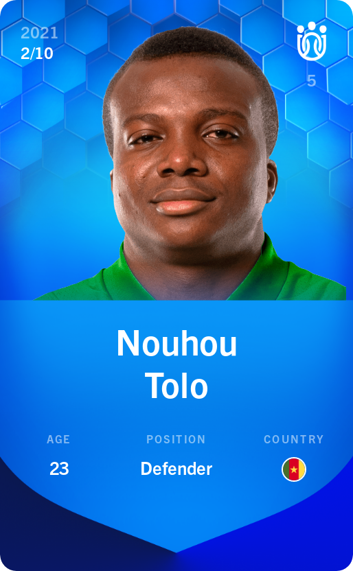 Sorare - Sorare Official - Nouhou Tolo 2021-22 • Super Rare 2/10 - NFT # 31213164439002328406728607538751574443797830127029166715333728222287826843452