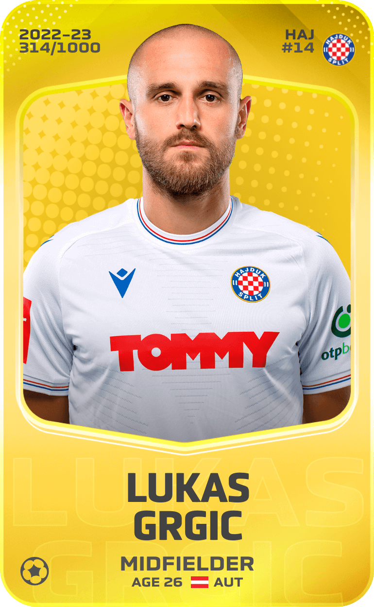 Lukas Grgic 2022-23 • Limited 314/1000