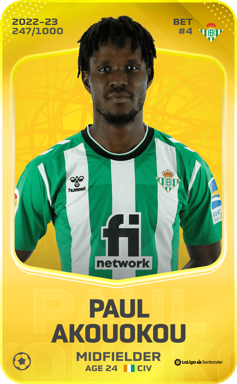 Paul Akouokou 2022-23 • Limited 247/1000