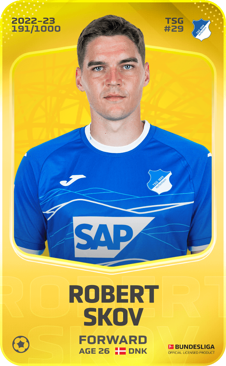 Robert Skov 2022-23 • Limited 191/1000