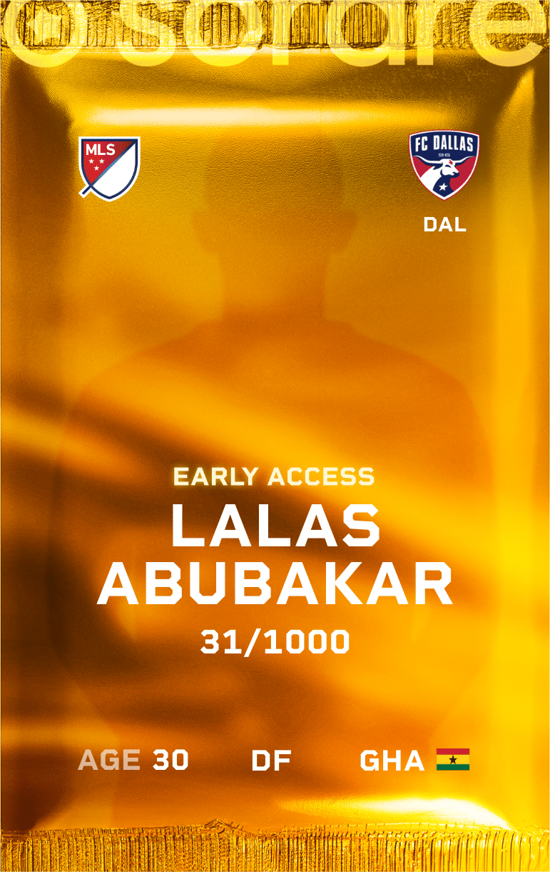 Lalas Abubakar 2025-26 • Limited 31/1000
