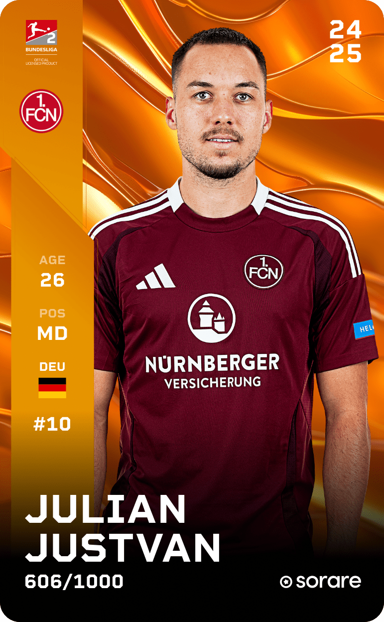 Julian Justvan 2024-25 • Limited 606/1000