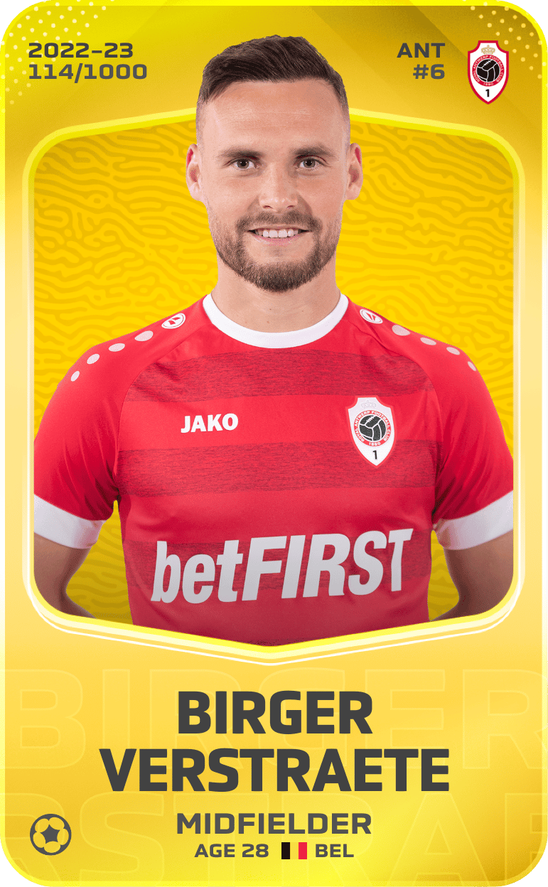 Birger Verstraete 2022-23 • Limited 114/1000