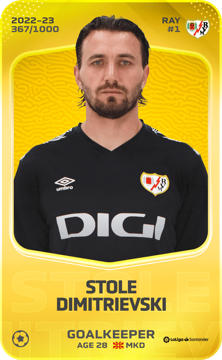 Stole Dimitrievski 2022-23 • Limited 367/1000
