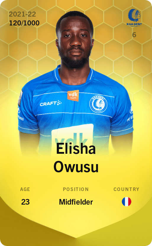 Elisha Owusu 2021-22 • Limited 120/1000