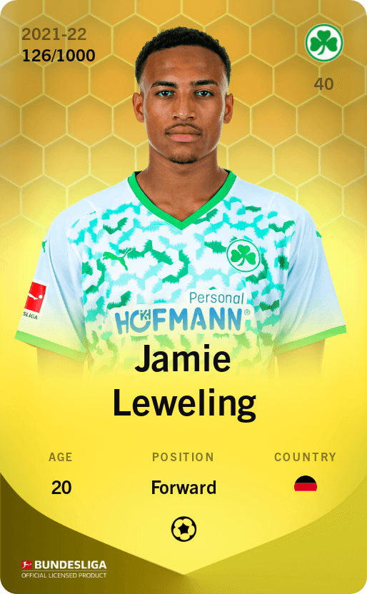 Jamie Leweling 2021-22 • Limited 126/1000