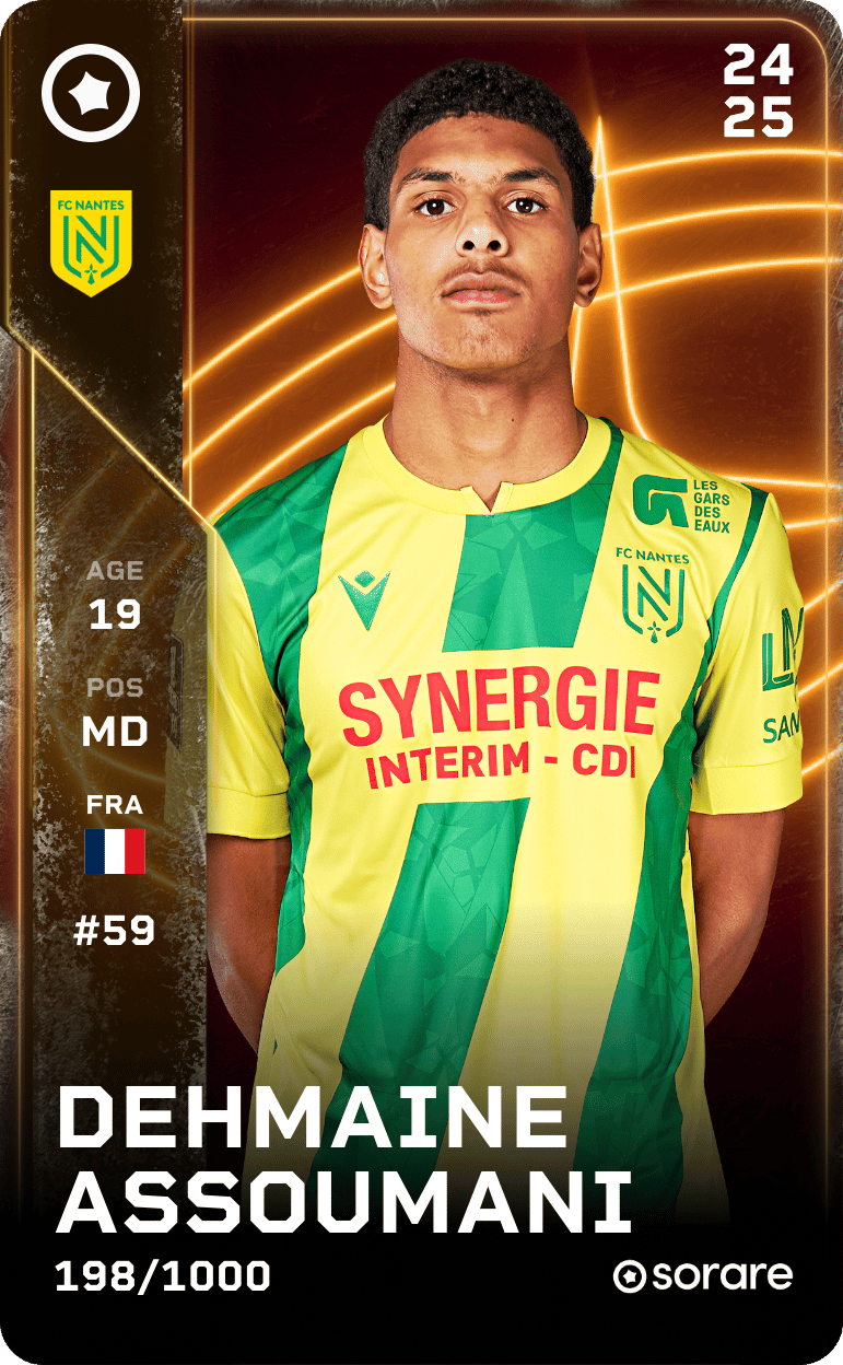 Dehmaine Assoumani 2024-25 • Limited 198/1000