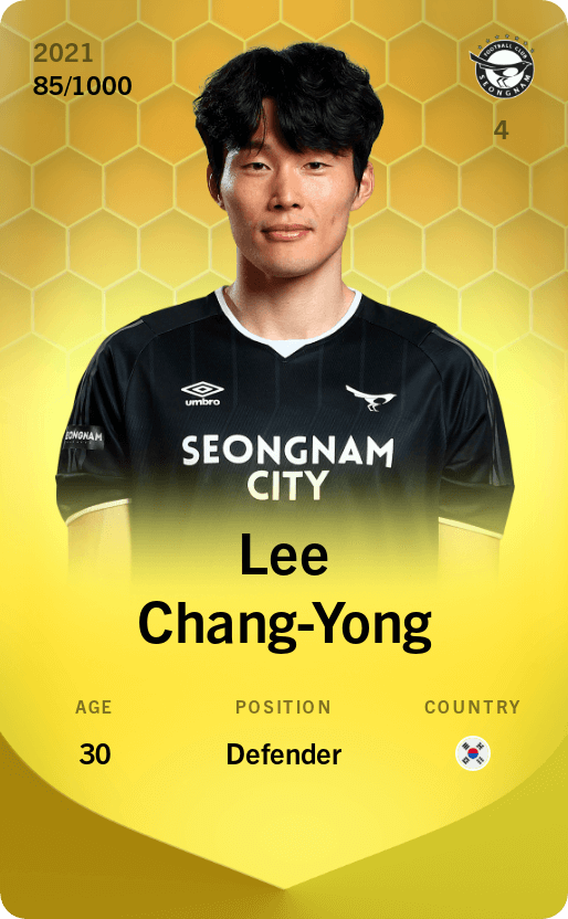Lee Chang-Yong 2021-22 • Limited 85/1000