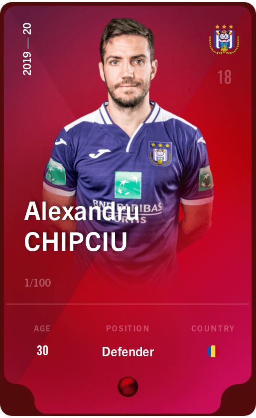 Alexandru Chipciu 2019 20 Rare 1 100