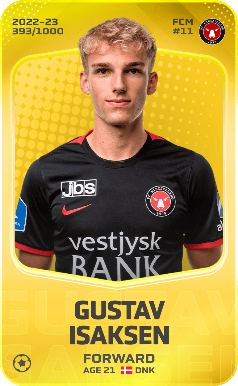 Gustav Isaksen 2022-23 • Limited 393/1000