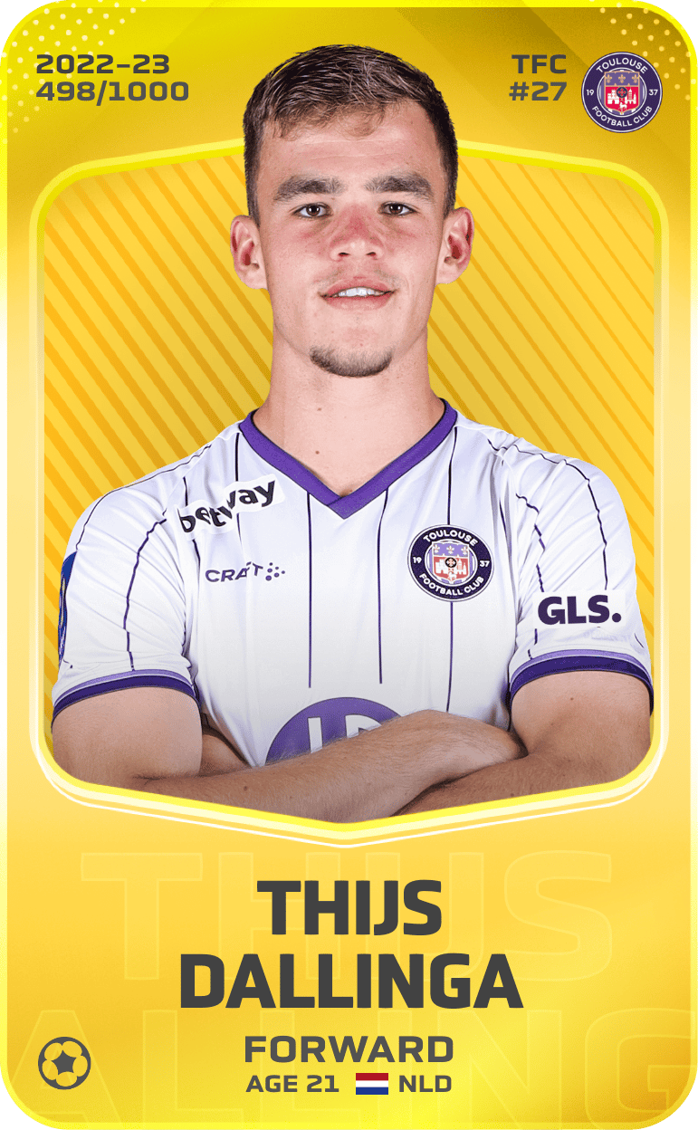 Thijs Dallinga 2022-23 • Limited 498/1000