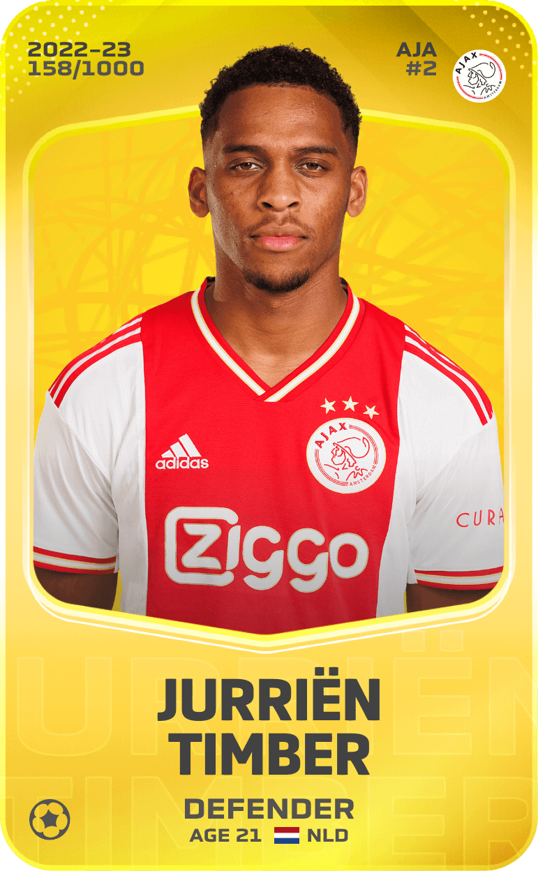Jurriën Timber 2022-23 • Limited 158/1000