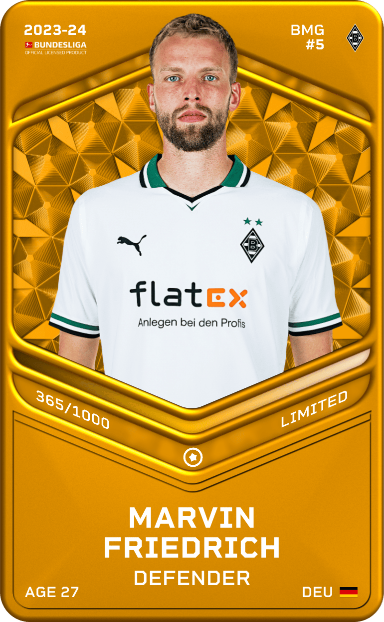 Marvin Friedrich 2023-24 • Limited 365/1000