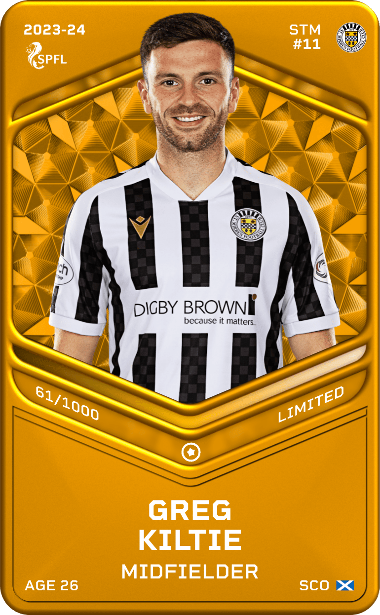 Greg Kiltie 2023-24 • Limited 61/1000