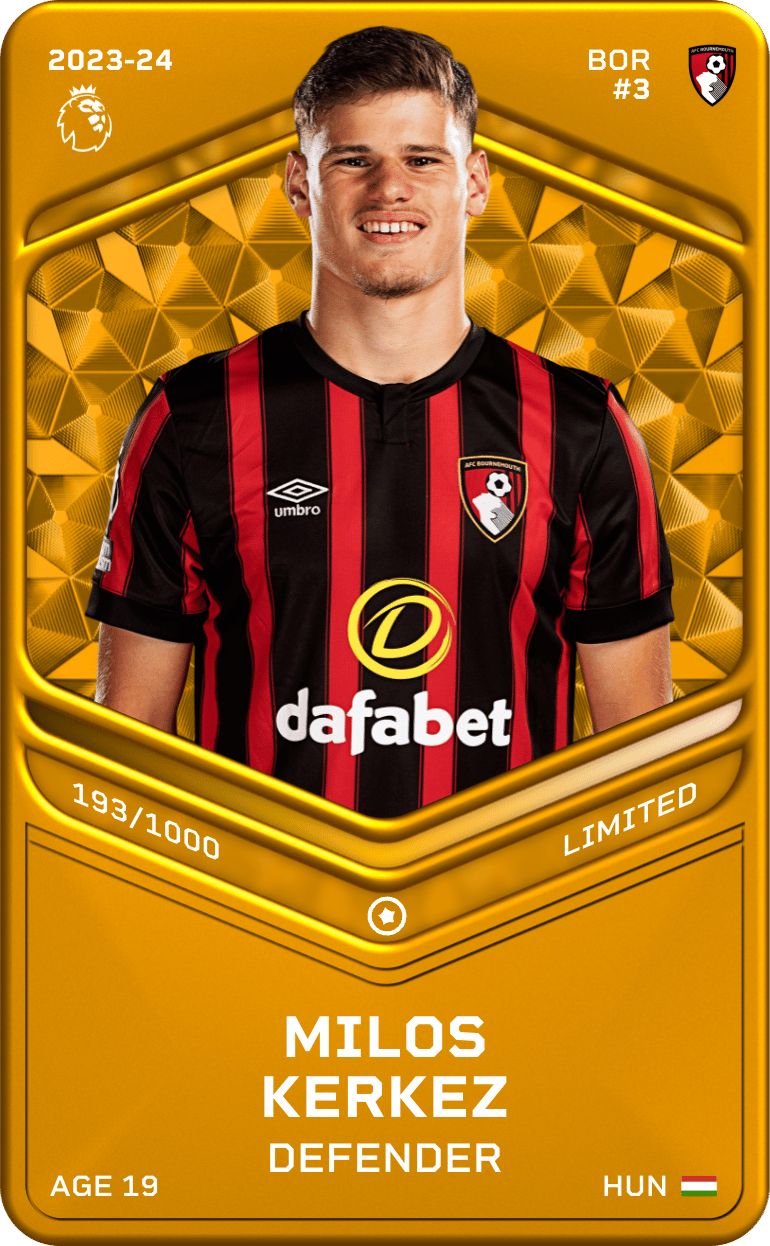 Milos Kerkez 2023-24 • Limited 193/1000