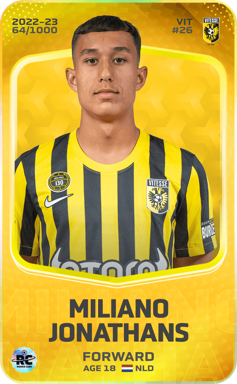 Miliano Jonathans 2022-23 • Limited 64/1000