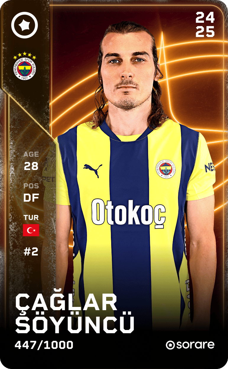 Çağlar Söyüncü 2024-25 • Limited 447/1000