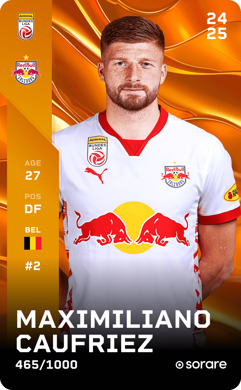 Maximiliano Caufriez 2024-25 • Limited 465/1000