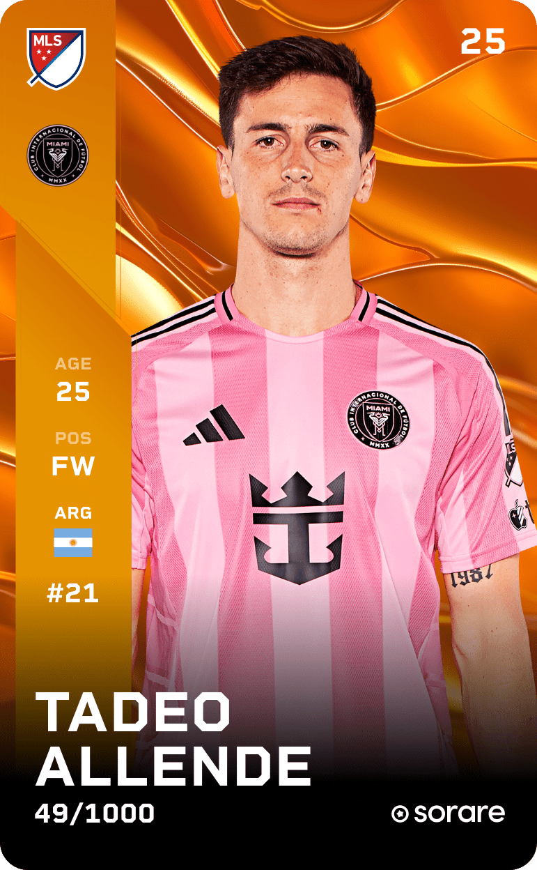 Tadeo Allende 2025-26 • Limited 49/1000