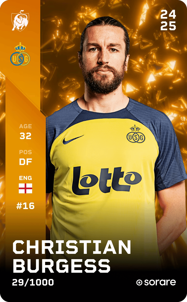 Christian Burgess 2024-25 • Limited 29/1000