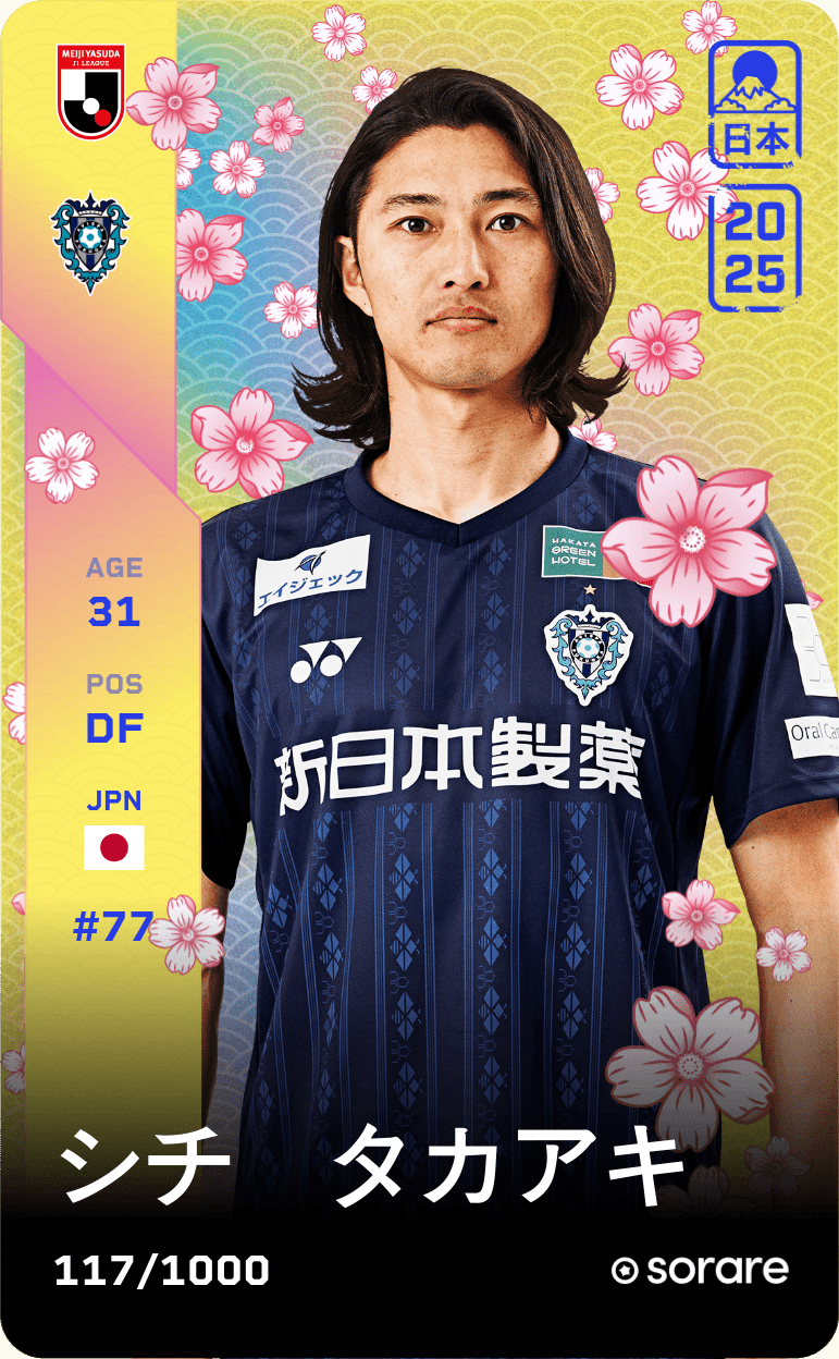 Takaaki Shichi 2025-26 • Limited 117/1000
