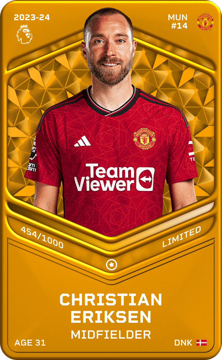 Christian Eriksen 2023-24 • Limited 454/1000