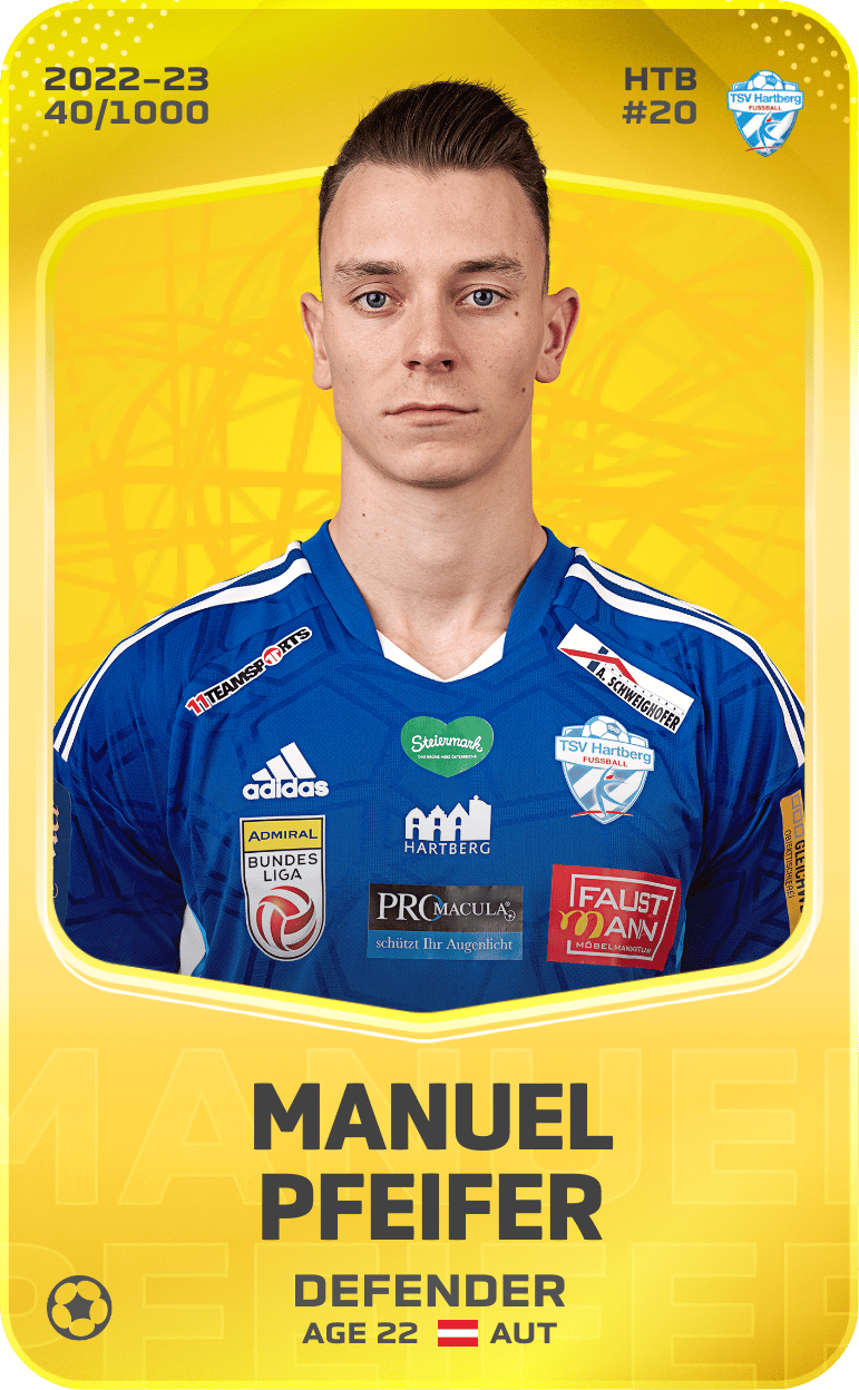 Manuel Pfeifer 2022-23 • Limited 40/1000